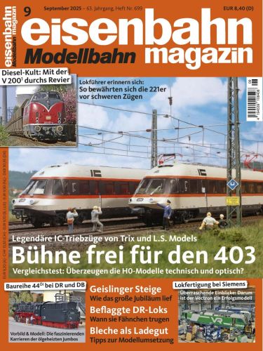 Cover: Eisenbahn Magazin No 09 September 2025