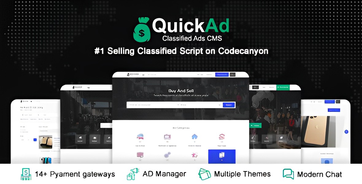 Quickad Classified – Classified Ads CMS PHP Script