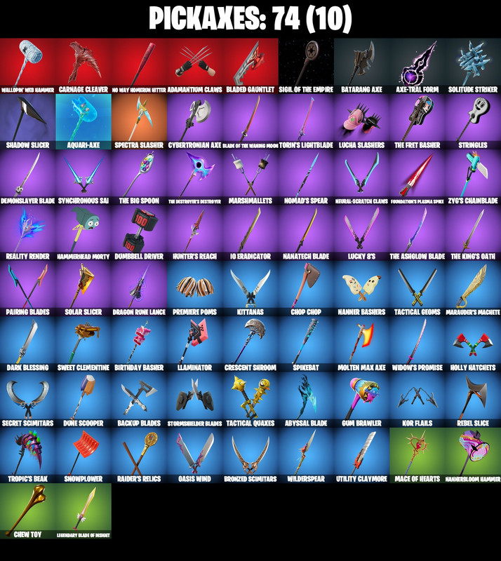 pickaxes comp