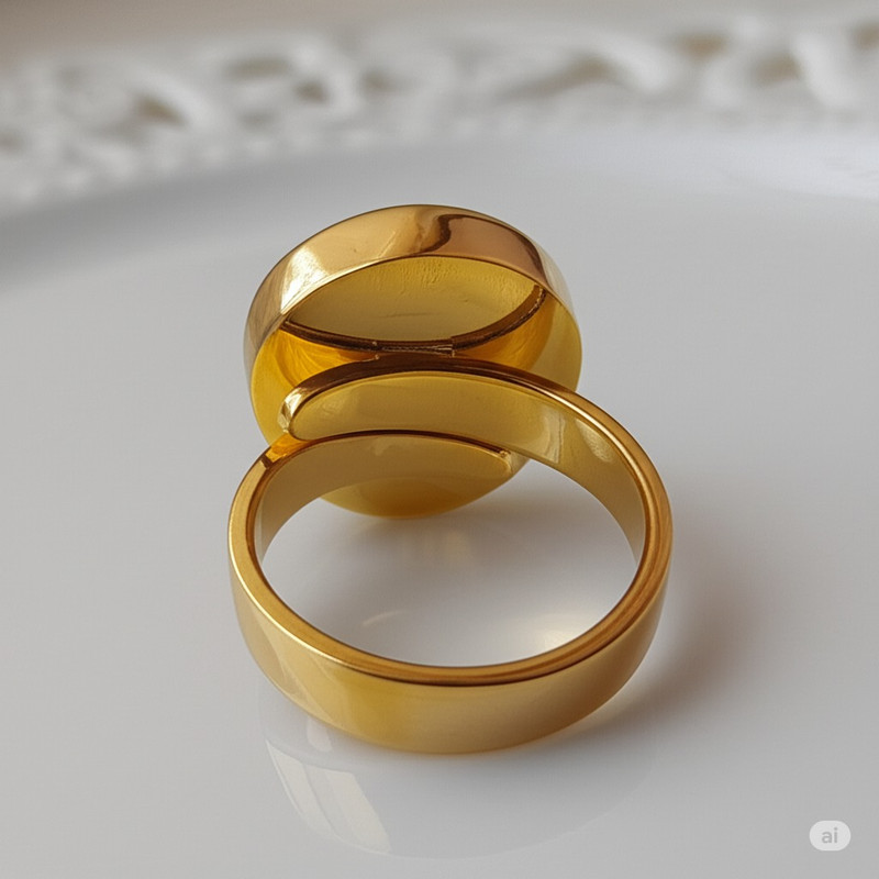 Minankari Ring Blue Melody, Gold Plated Sterling Silver, Georgian Jewelry - handmade cloisonne enamel