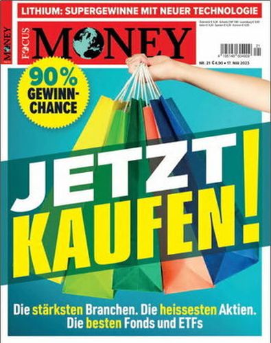 Cover: Focus Money Finanzmagazin No 21 vom 17  Mai 2023