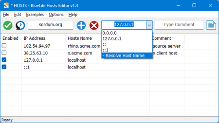 BlueLife Hosts Editor 1.4