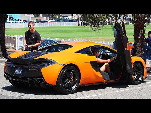 Warner driving his McLaren