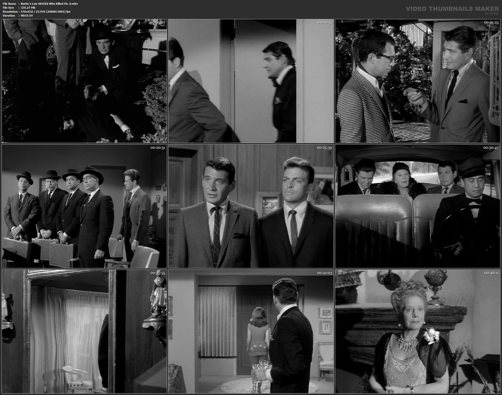 Burke's Law S01E02 Who Killed Mr. X.mkv