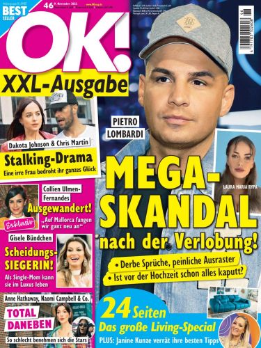 Cover: Ok! Frauenzeitschrift No 46 vom 09  November 2022