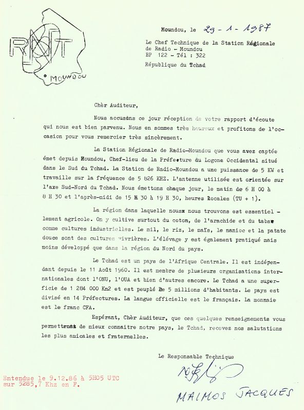 QSL-lettre de R.MOUNDOU (Tchad) QSL-lettre-de-R-MOUNDOU-Tchad