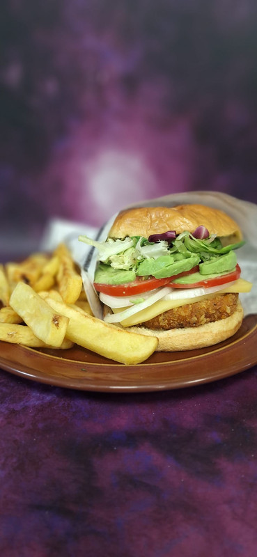 Hamburguesa veggie de zanahoria