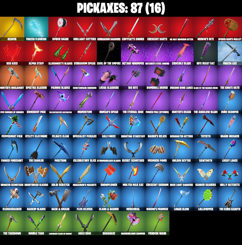 pickaxes comp
