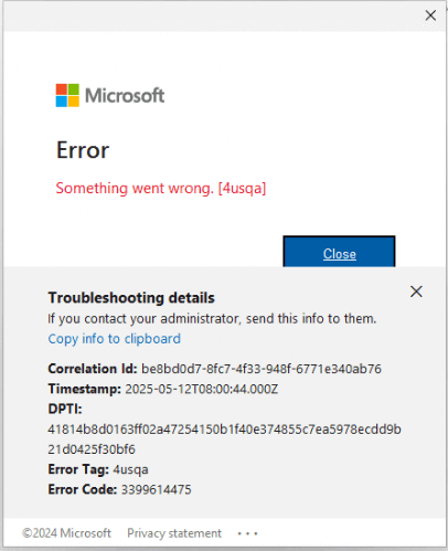 Outlook Error [4usqa]