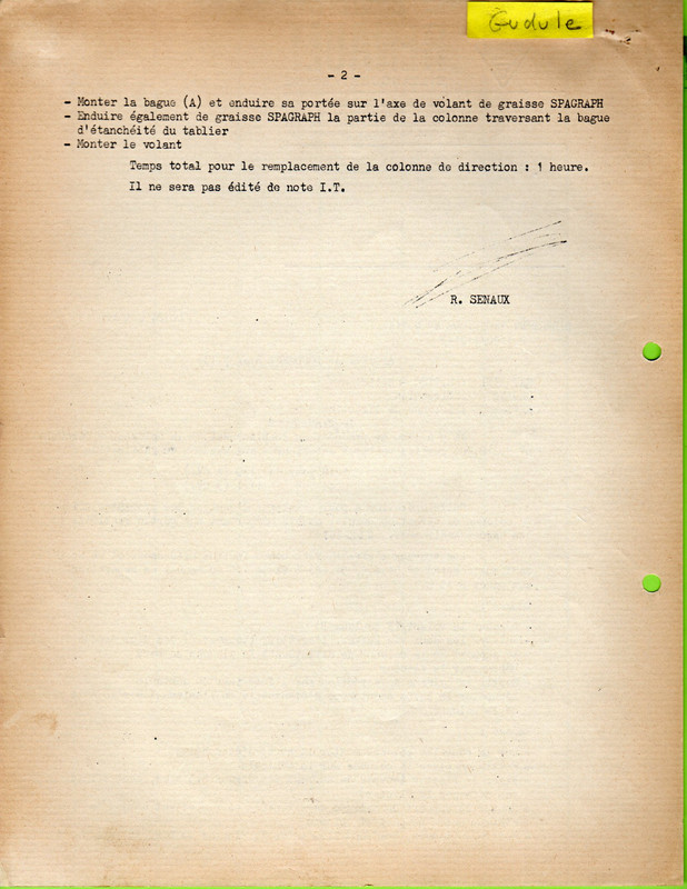 1961 10-24 - R4 - directive technique 2711 (5) direction