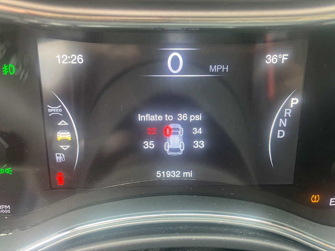 Why are my tires deflating in the cold weather?