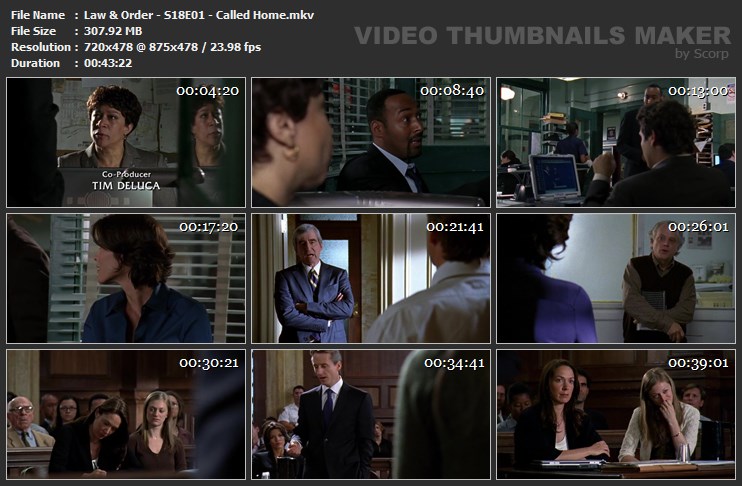 Law & Order - S18E01 - Called Home.mkv