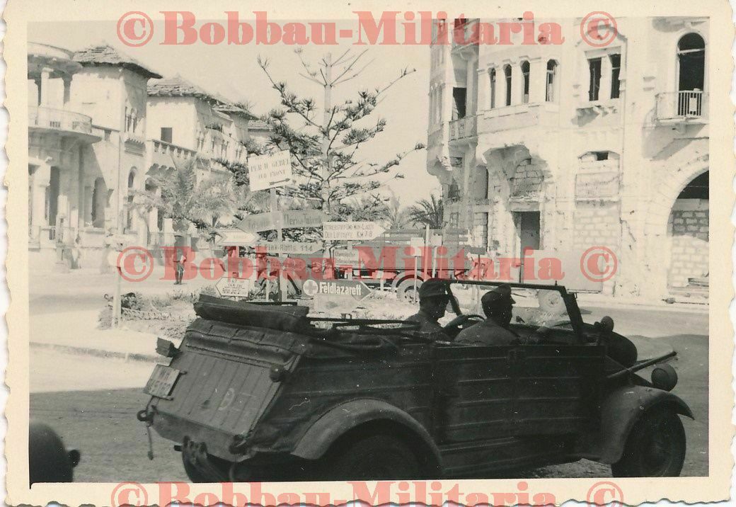 Bengasi Afrikakorps DAK Afrika Wehrmacht Schilderwald VW Kübelwa