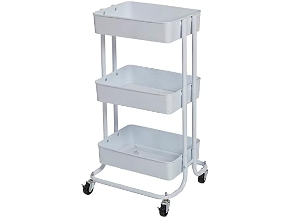 Get a 3-Tier Metal Utility Cart for 61% Off – Just at Woot Get a 3-Tier Metal Utility Cart for 61% Off – Just at Woot