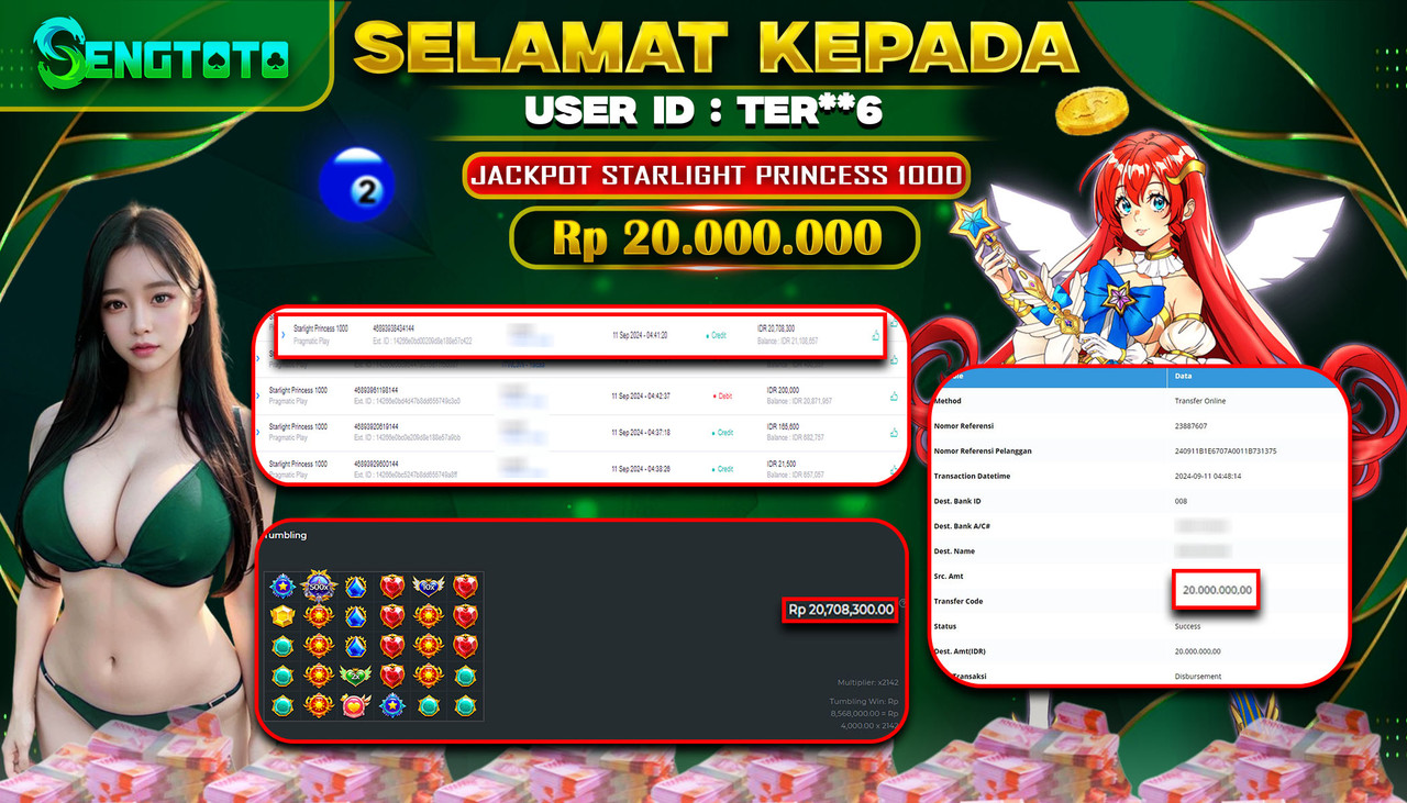 BUKTI PEMBAYARAN SLOT STARLIGHT PRINCESS 1000