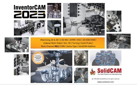 InventorCAM 2023 SP1 (x64) Multilingual for Autodesk Inventor