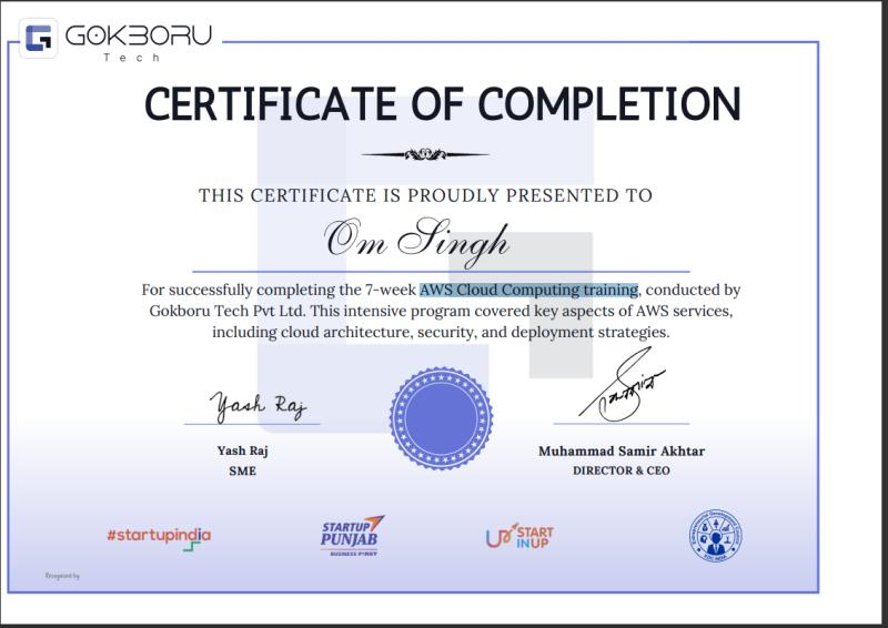 Cloud Computing with AWS – GokBoru Bootcamp