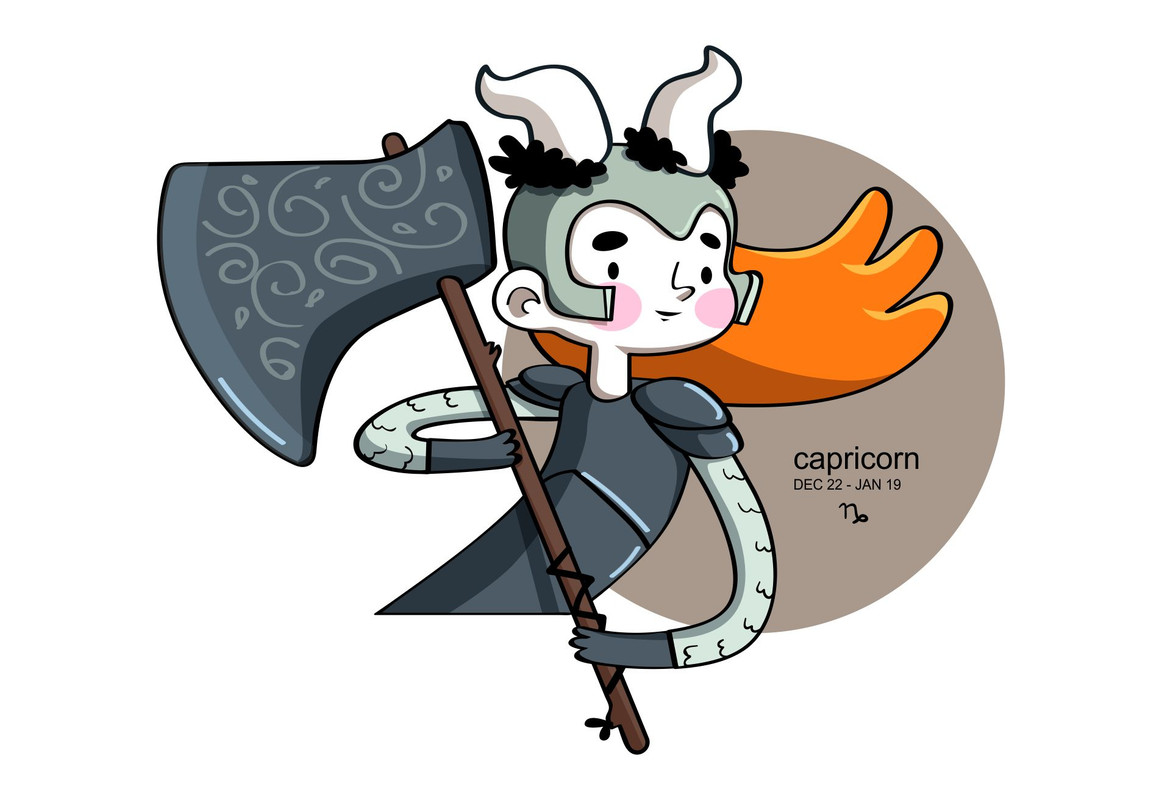 Ilustrasi zodiak Capricorn