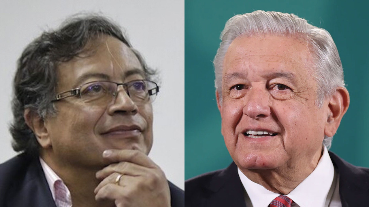 AMLO celebra y apoya de protesta de Gustavo Petro como presidente de Colombia