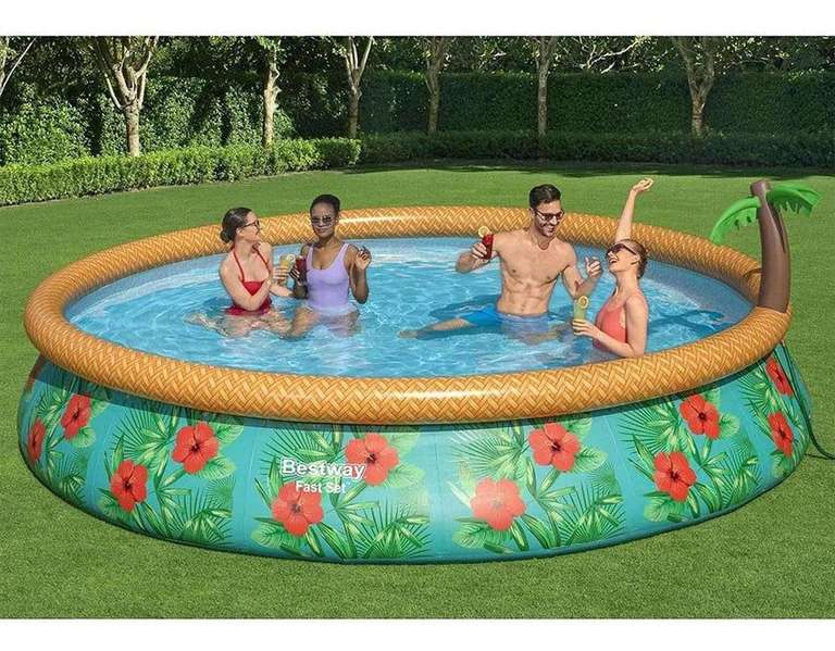 Soriana: Alberca Inflable Rociador Redonda Bomba Filtro 457cm Bestway, SUPER PRECIO RONDA LOS 5MIL, (SOLO 45 PIEZAS DISPONIBLES).
