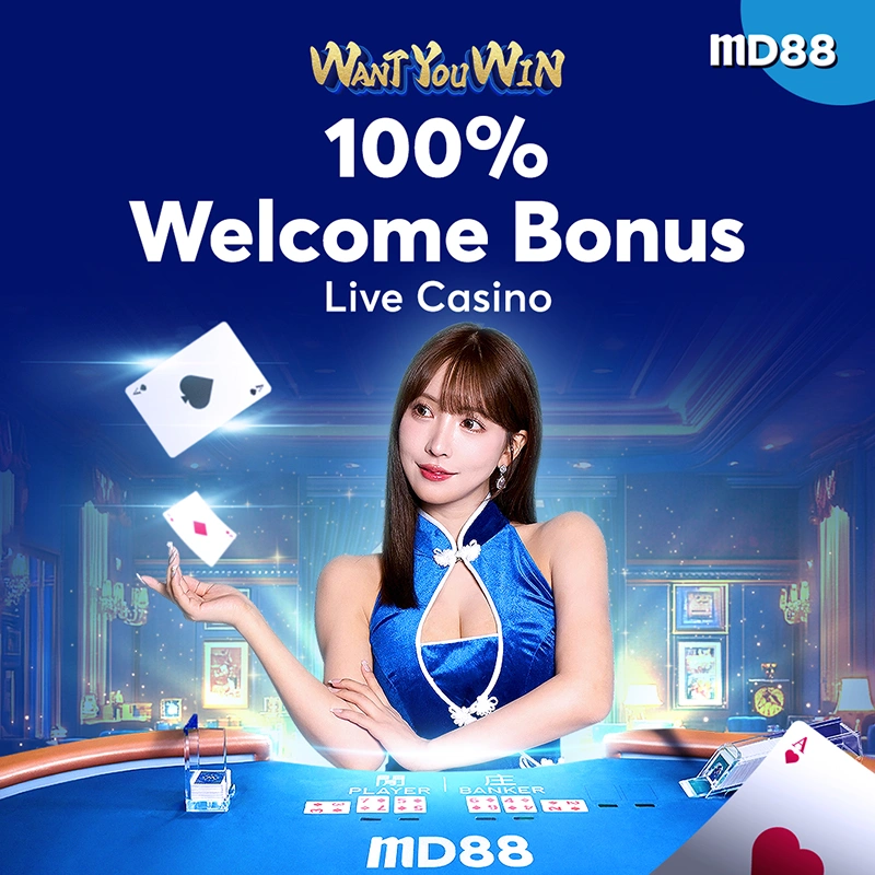 100% Live Casino Welcome Bonus ##Want to play live game? Join us now and get double up bonus!