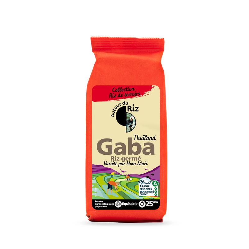 Riz germ&eacute; Gaba Commerce &eacute;quitable, Autour du Riz, 500g