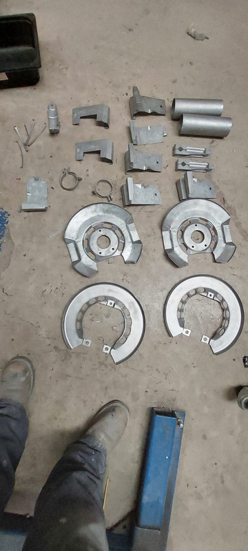 vapour blasted parts