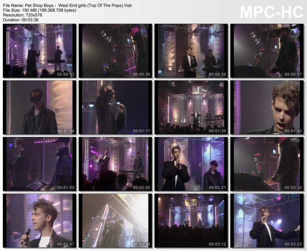 Pet Shop Boys -  West End girls (Top Of The Pops)