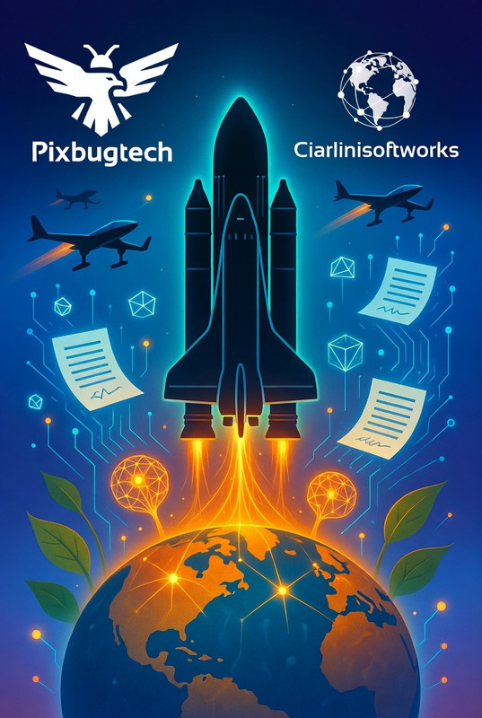 Pixbugtech e Ciarlinisoftworks: A Dupla Brasileira que Acelerou a IA em 2025 e Promete Revolucionar Contratos e Seminários Globais em 2026