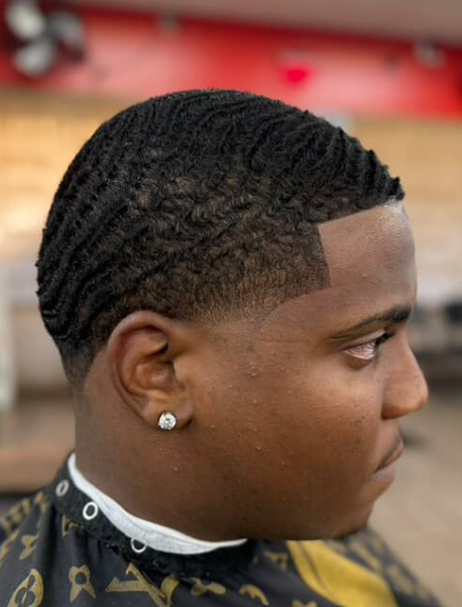 Professional haircut and styling example 1