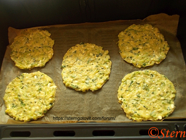 Кабачковые лепёшки с начинкой