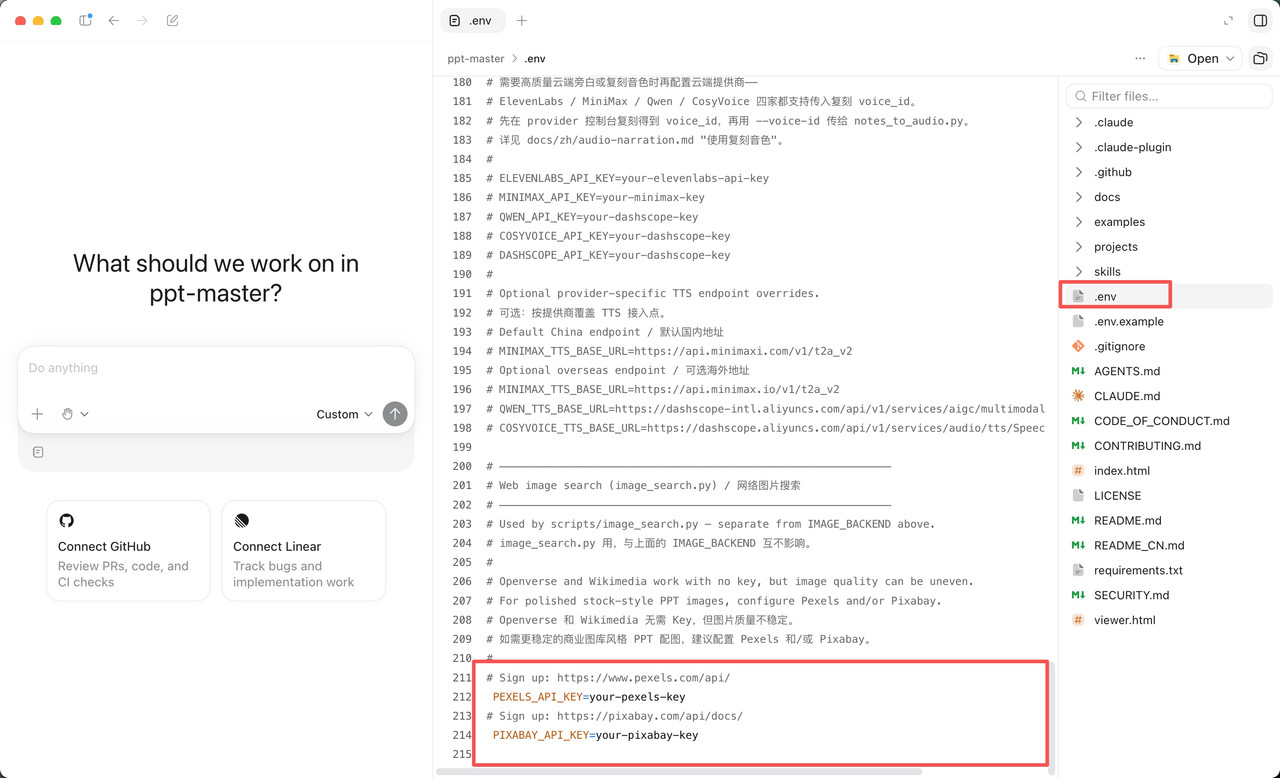 Configuring web image search