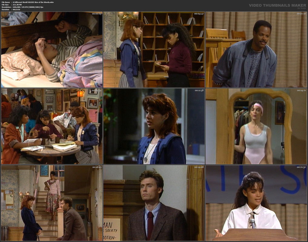 A Different World S01E05 War of the Words.mkv