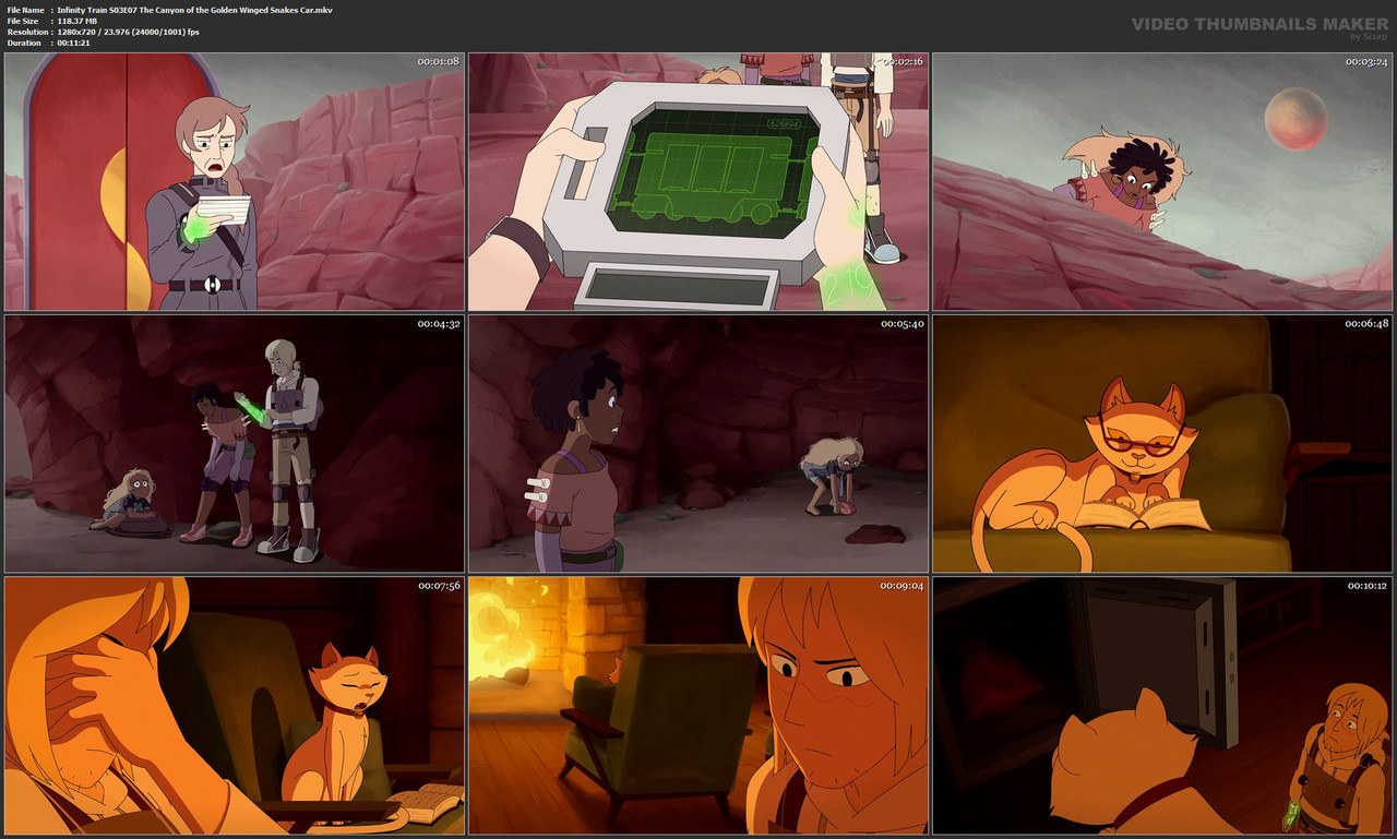 Infinity Train S03E07 The Canyon of the Golden Winged Snakes Car.mkv
