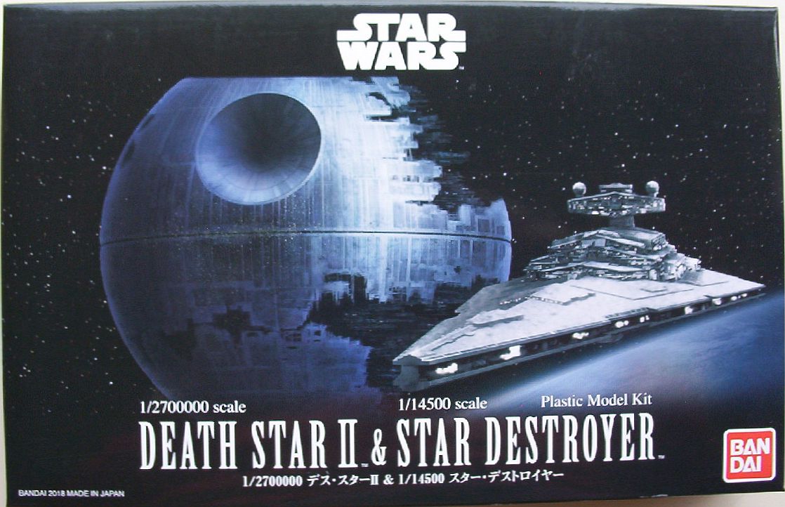 Bandai 2700000 Death Star II & 14500 Star Destroyer
