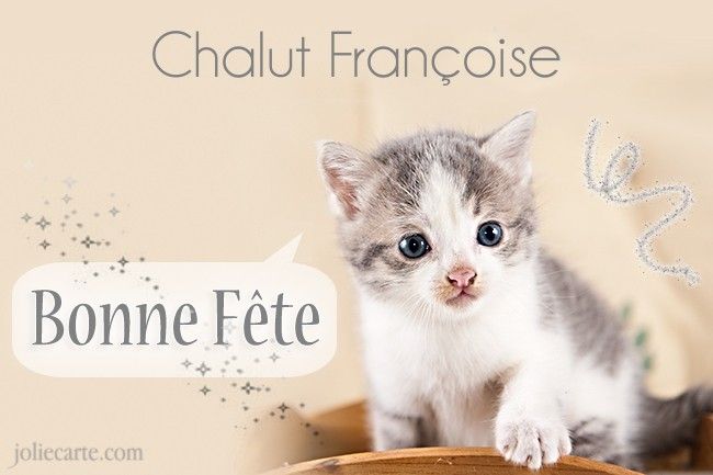 Mardi 9 Mars : Bonne fête Françoise (Nounouka) BFFramcoise21