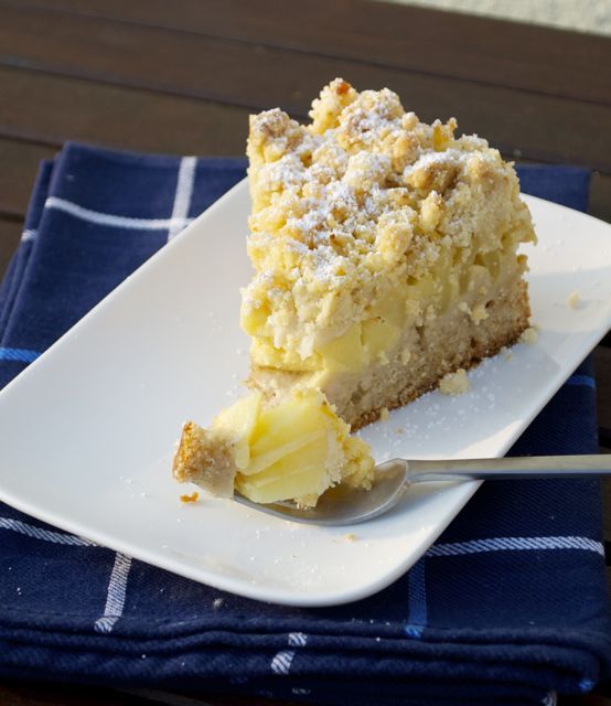 Apfel-Vanillecreme-Kuchen Apfel-Vanillecreme-Kuchen