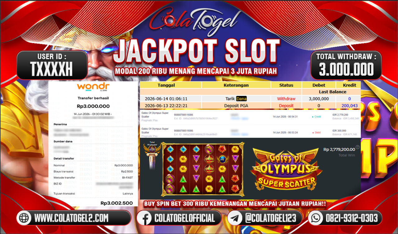 JACKPOT SLOT GACOR!!