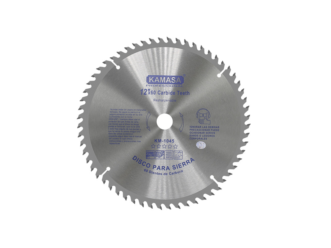 DISCO PARA SIERRA 12"X60TX1" KAMASA