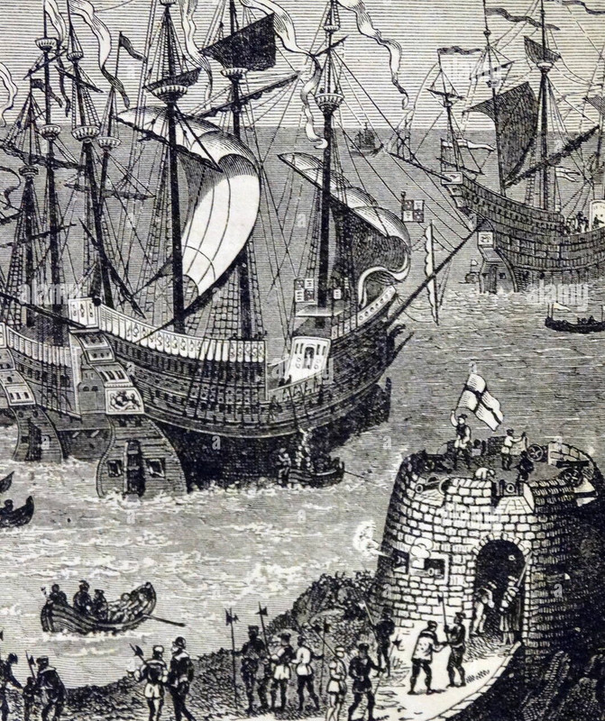 King Henry prepares to invade France