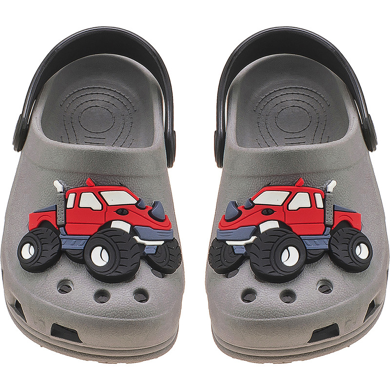 Sandália Pick Up Cinza/Preto miniatura 2