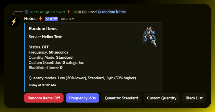 random items
