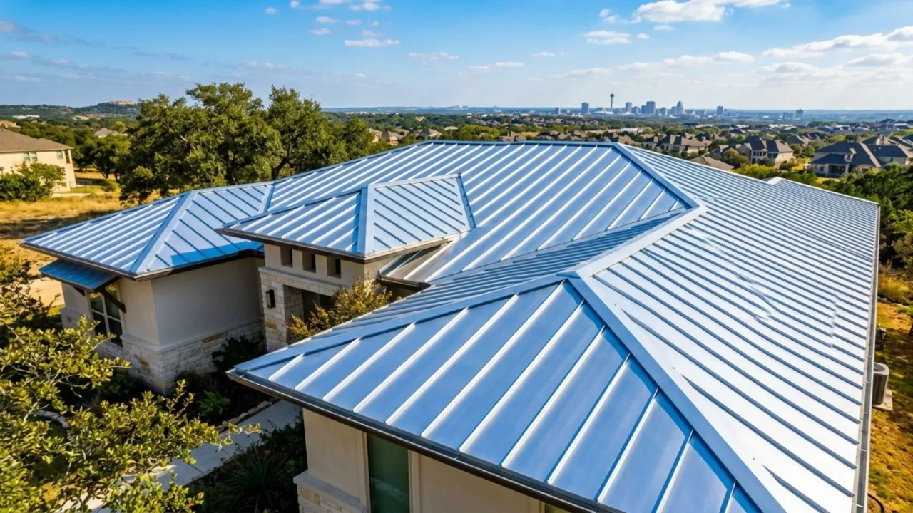 Reflective cool metal roofing surface San Antonio energy efficiency