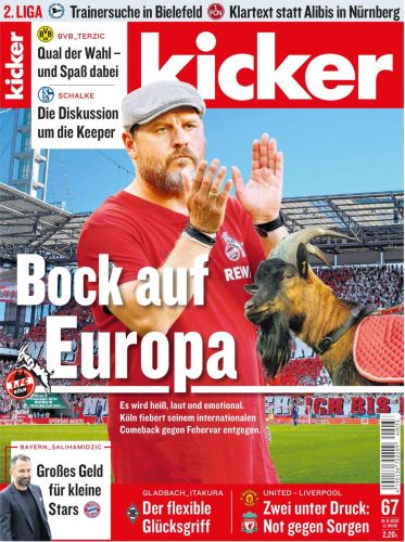 Cover: Kicker Sportmagazin No 67 vom 18  August 2022