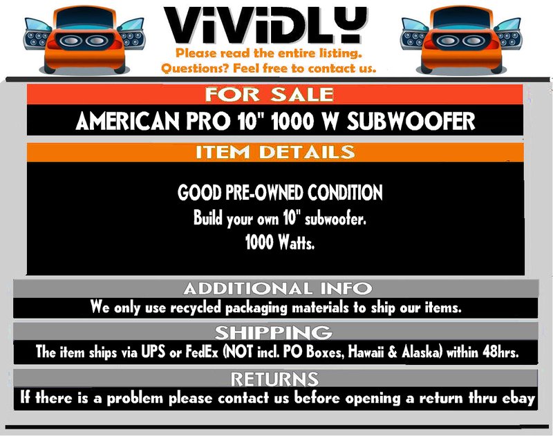 AMERICAN PRO 10