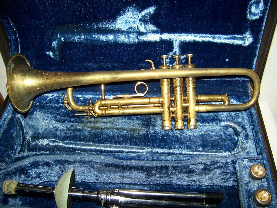 Selmer Paris 1947 19B trumpet sn 5470 (2)