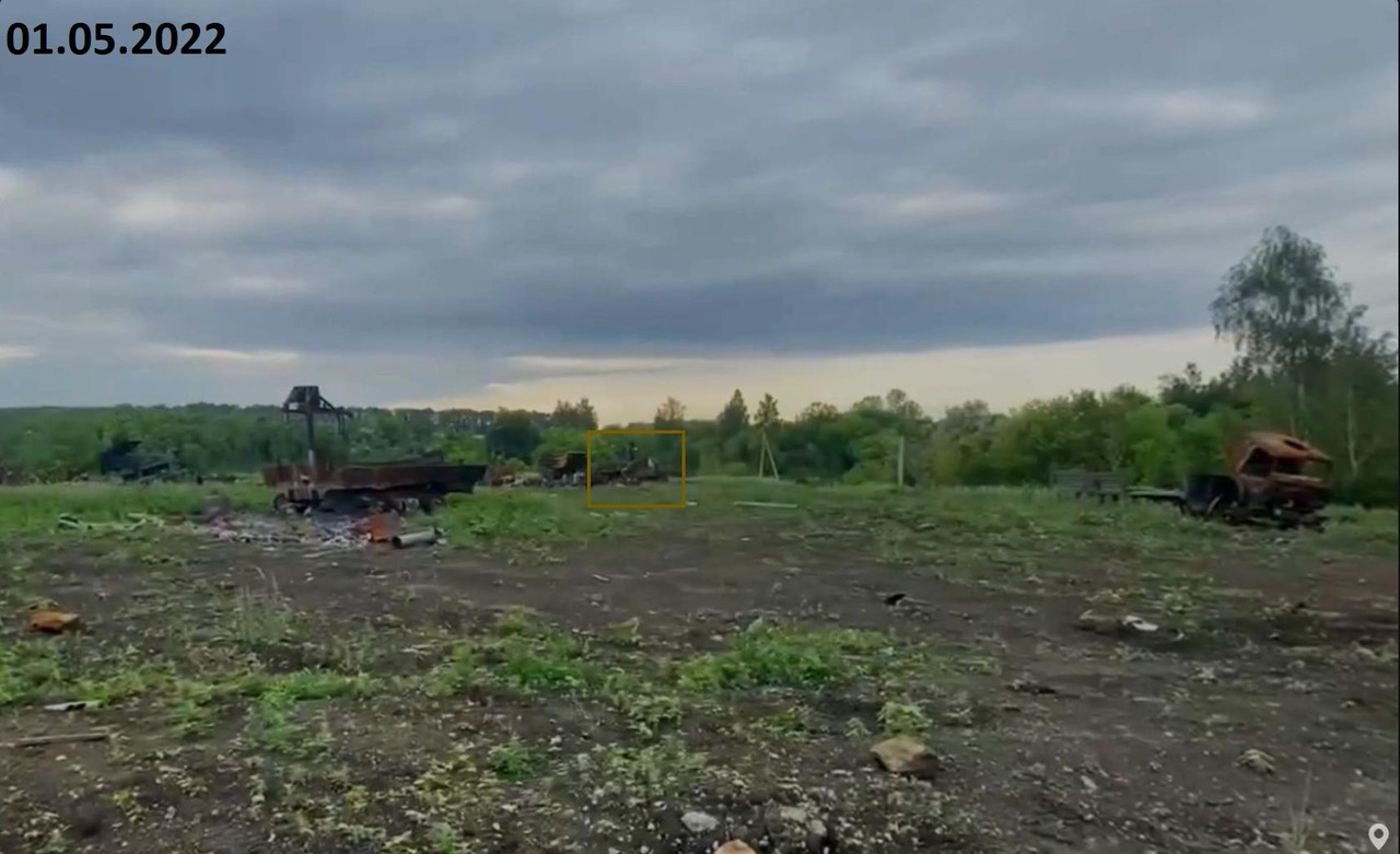 1058 9T452 transloader for BM-27 'Uragan' MRL destr 01 05 22