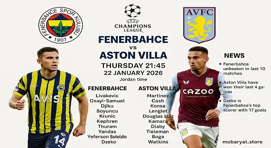 فنربخشة ضد أستون فيلا