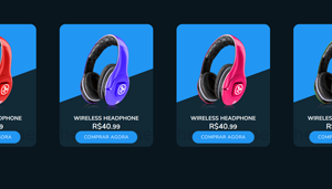 Card animado de produtos