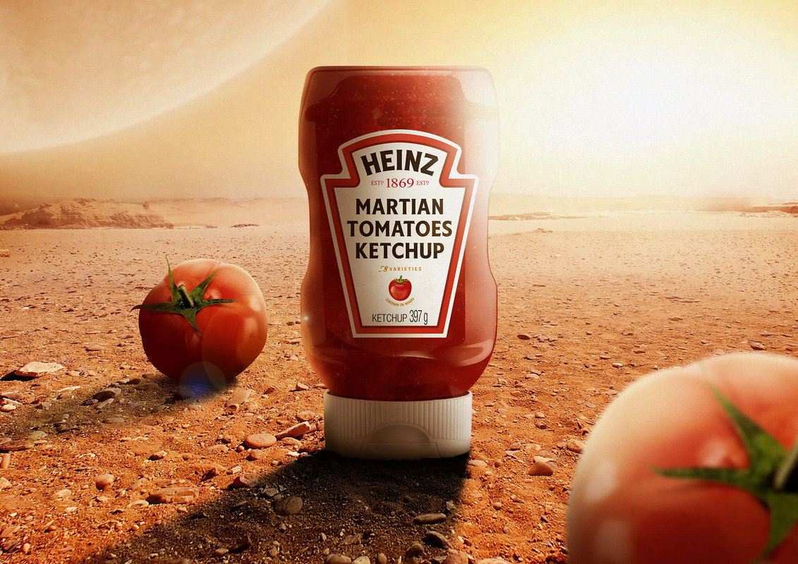 Heinz estrena ketchup con tomates cultivados en condiciones de Marte